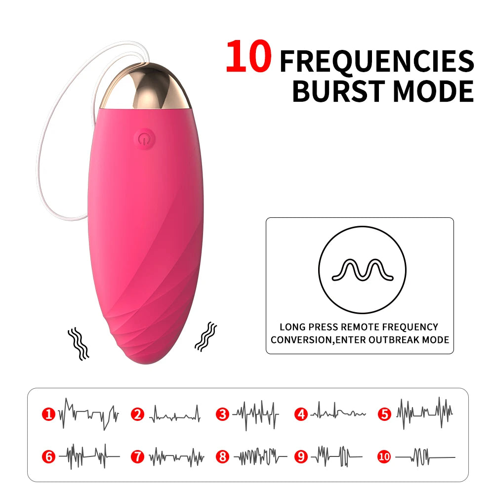 Powerful Vibrating Bullet Love Egg Wireless Remote Control Vibratiors Female for Women Dildo G-spot massager By The Gadget Shack Shop - The Gadget Shack Shop