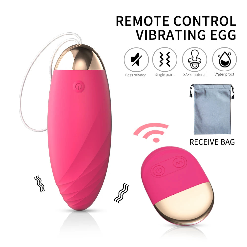 Powerful Vibrating Bullet Love Egg Wireless Remote Control Vibratiors Female for Women Dildo G-spot massager By The Gadget Shack Shop - The Gadget Shack Shop