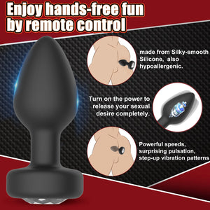 Vibrating Butt Anal Plug APP Control Vibrators Sex Toys for Women Men Silicone Erotic Massager Stimulator Dildo Anal Toys Adults - The Gadget Shack Shop