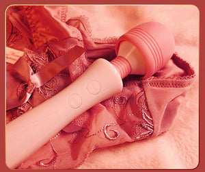 "Luxury Rechargeable Wand" - Rechargeable 10 Speed Dildo Vibrator Powerful Magic Wand Clitoris/Vagina Stimulator For Women - The Gadget Shack Shop