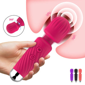 "Little Cherry That's So Cherry Wand!" -16 Modes Strong Vibration Upgraded Mini Vibrator Usb Charging Handheld Body Massager Clitoris G-Spot Vibrator - The Gadget Shack Shop