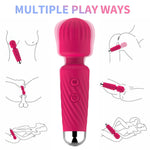 Load image into Gallery viewer, &quot;Little Cherry That&#39;s So Cherry Wand!&quot; -16 Modes Strong Vibration Upgraded Mini Vibrator Usb Charging Handheld Body Massager Clitoris G-Spot Vibrator - The Gadget Shack Shop
