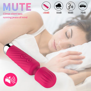 "Little Cherry That's So Cherry Wand!" -16 Modes Strong Vibration Upgraded Mini Vibrator Usb Charging Handheld Body Massager Clitoris G-Spot Vibrator - The Gadget Shack Shop