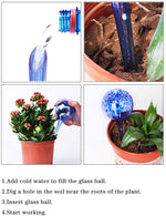 Load image into Gallery viewer, Automatic Watering Aqua Glass Bulbs, 3PCS Plant Water Dispenser Self Watering Globes Planter Bulbs for Indoor Outdoor Plants Garden Irrigation Tool - The Gadget Shack Shop
