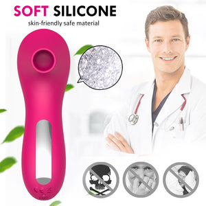 Clit Sucker Vagina Sucking Vibrator Female Clitoris Vacuum Stimulator Nipple Toy - The Gadget Shack Shop