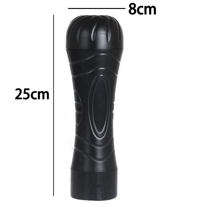 Vibrating Male Masturbation Sex Machines Toys for Men Erotic Masturbator Cup Realistic Vagina Pocket Pussy Blowjob Stroker - The Gadget Shack Shop