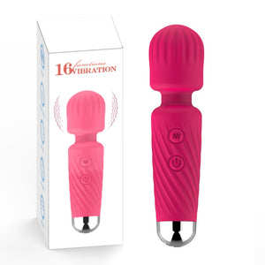 "Little Cherry That's So Cherry Wand!" -16 Modes Strong Vibration Upgraded Mini Vibrator Usb Charging Handheld Body Massager Clitoris G-Spot Vibrator - The Gadget Shack Shop