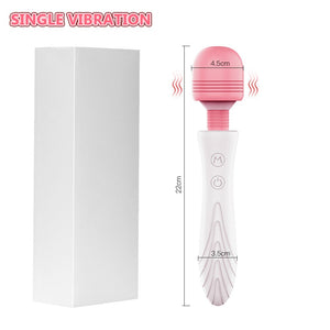 "Luxury Rechargeable Wand" - Rechargeable 10 Speed Dildo Vibrator Powerful Magic Wand Clitoris/Vagina Stimulator For Women - The Gadget Shack Shop