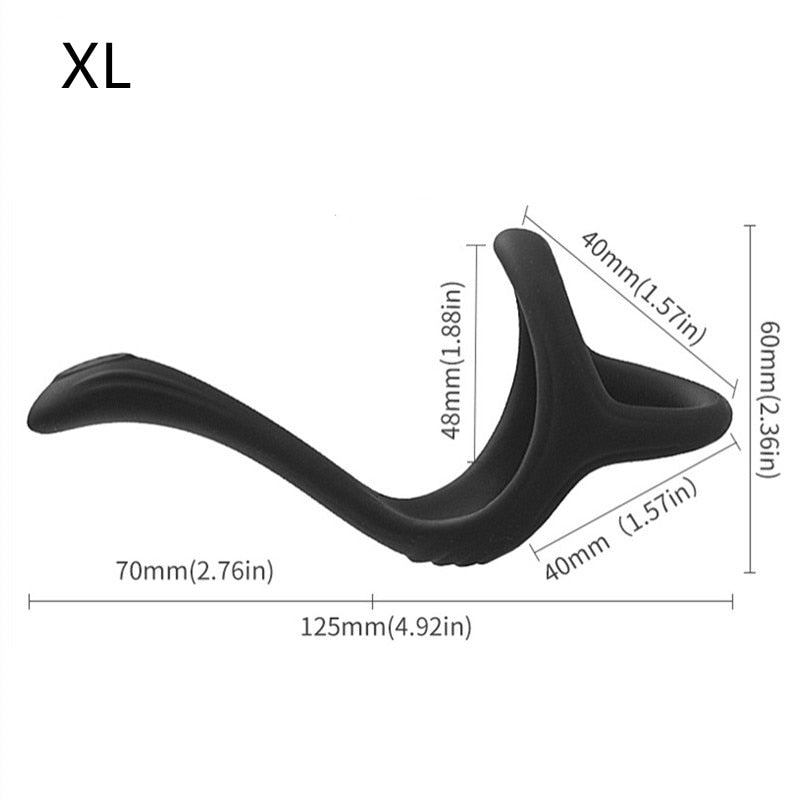 Sexy Toys for Men Delay Ejaculation Cock Ring Adult Erotic Sex Intense Clit Stimulation Couples Orgasm Man ring Penis Enlargemt - The Gadget Shack Shop