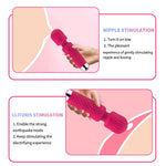 Load image into Gallery viewer, &quot;Little Cherry That&#39;s So Cherry Wand!&quot; -16 Modes Strong Vibration Upgraded Mini Vibrator Usb Charging Handheld Body Massager Clitoris G-Spot Vibrator - The Gadget Shack Shop
